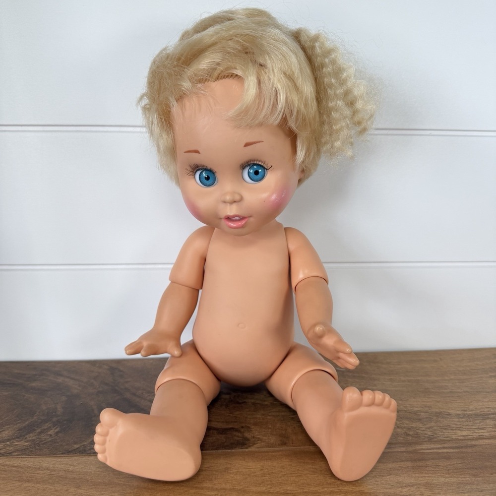 Galoob Baby Face Doll #7 So Innocent Cynthia LGTI 1990 VTG Posable *Wear*